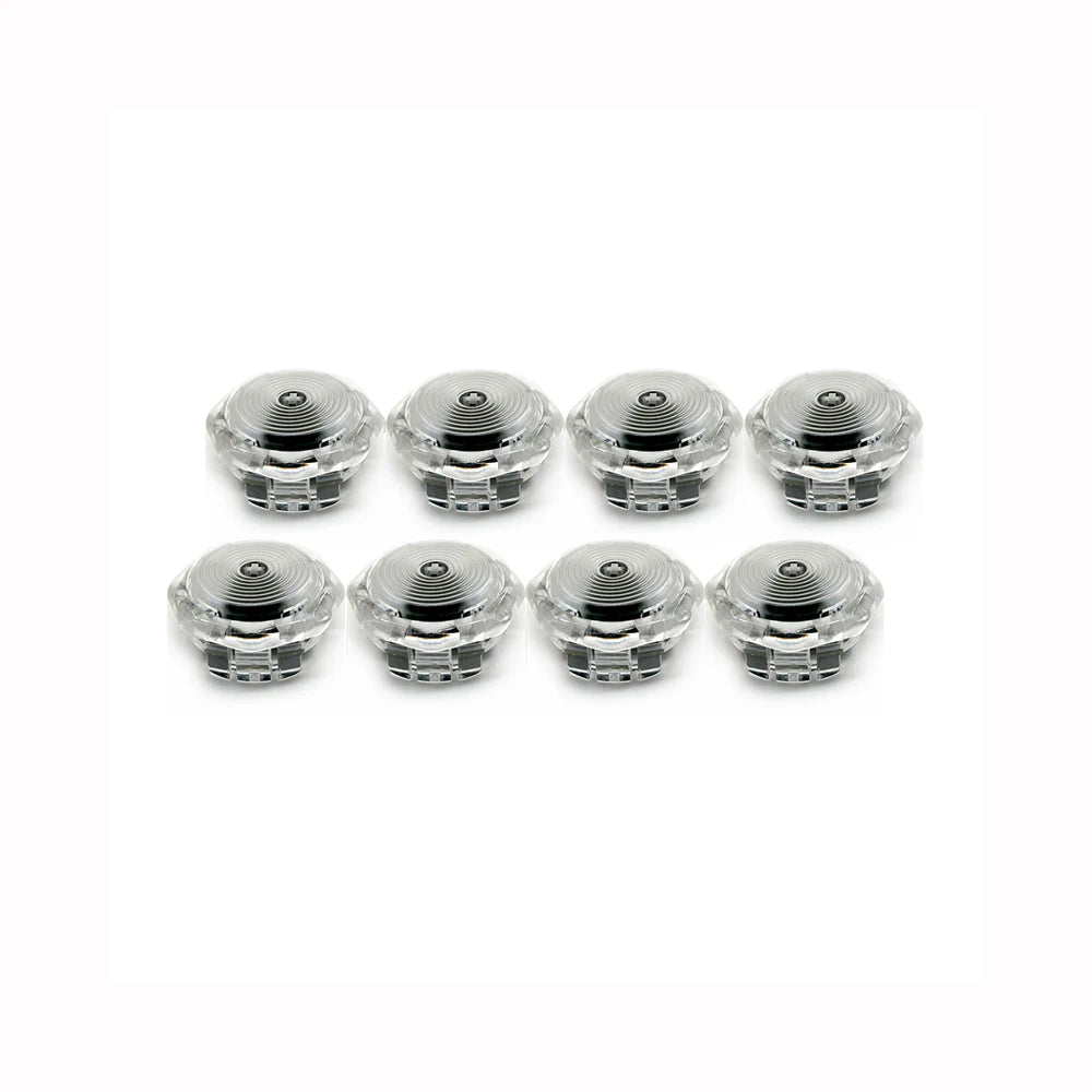 8pcs Sinoarcade Low Profile Mechanical Buttons with Kailh CLICKY POM Switches Hot-swappable  for Arcade Hitbox Snackbox