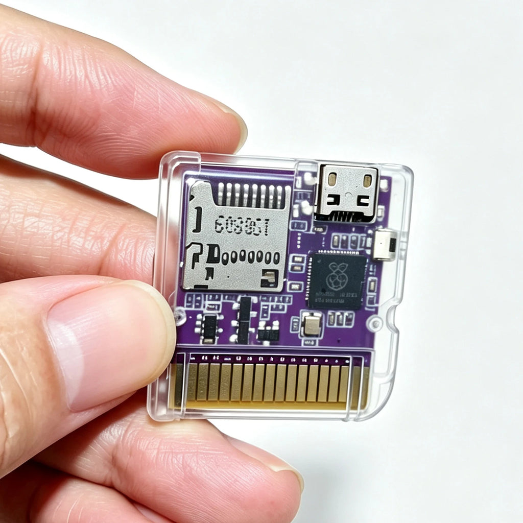 DSpico Open-Source Reader Cart, Black/Clear Shell for NDS/DSi