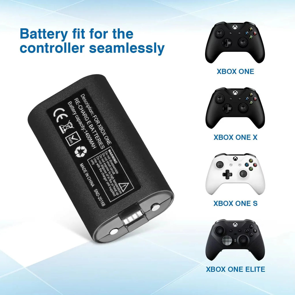 Xbox Series X/S Controller Battery, 1400mAh Rechargeable, One S/X
