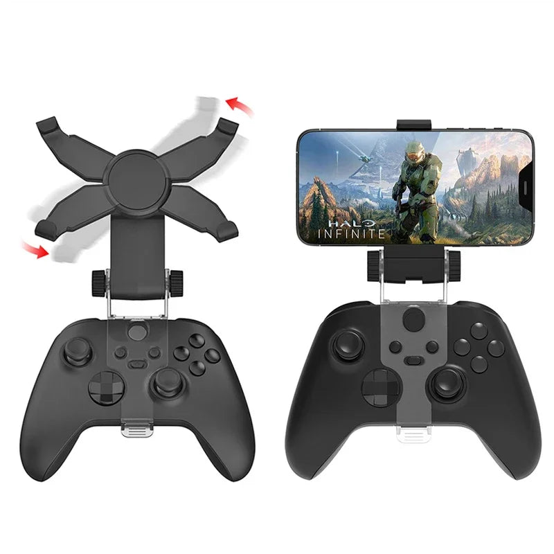 Phone Clip Holder for Xbox Series X/S Controller, Rotating