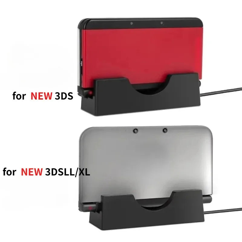 New 3DS XL Charging Stand with USB Cable, Vertical Dock