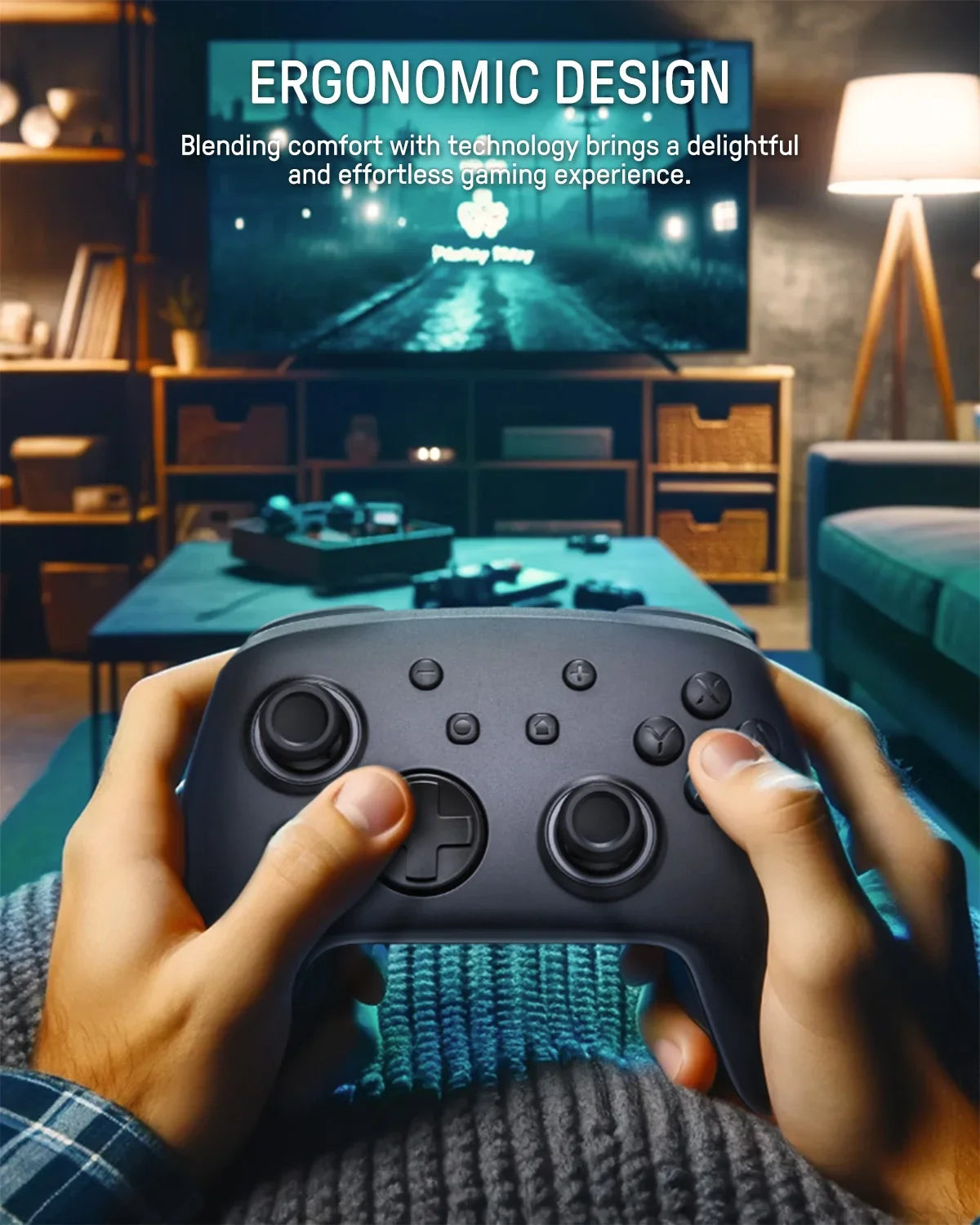 FUNLAB FF01 Wireless Pro Controller for Nintendo Switch 2/1, NFC