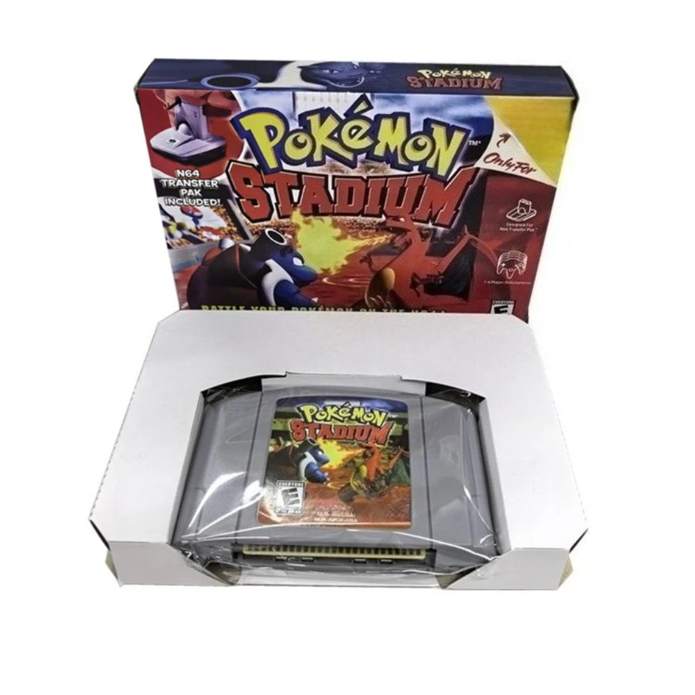 Pokémon Stadium 1 or 2 N64 Cartridge, US NTSC English Version
