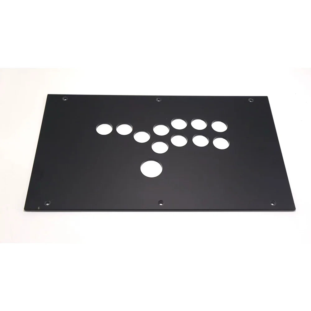 Arcade Controller DIY Panel FightBox Custom Panel F Series 35cm x 20cm Hitbox Style Transparent Glossy Frosted Panel with Screws