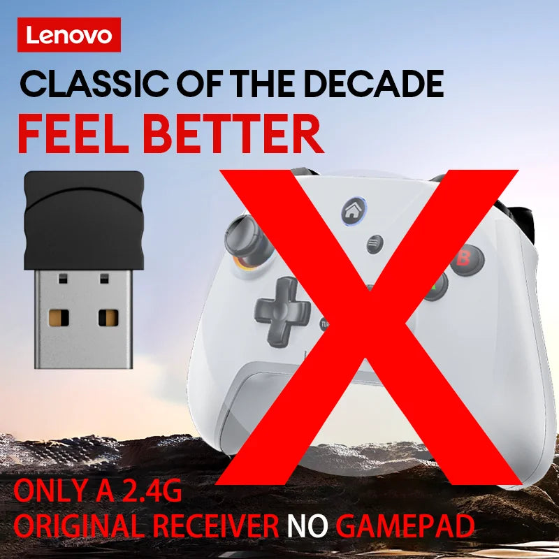 New Lenovo S02 Wireless Controller Bluetooth Gamepad for Nintendo Switch,PC,Android TV,IOS PC Joysticks Six-axis Dual Vibration
