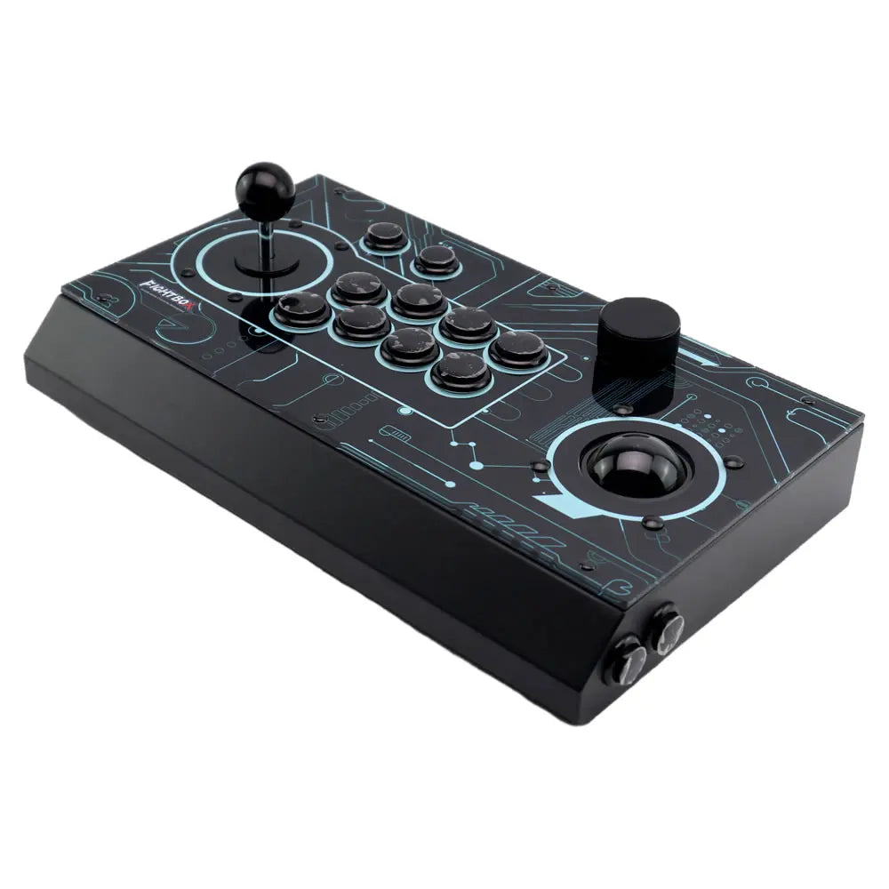 FightBox R10-PRO Arcade Stick with Trackball & Spinner for PC