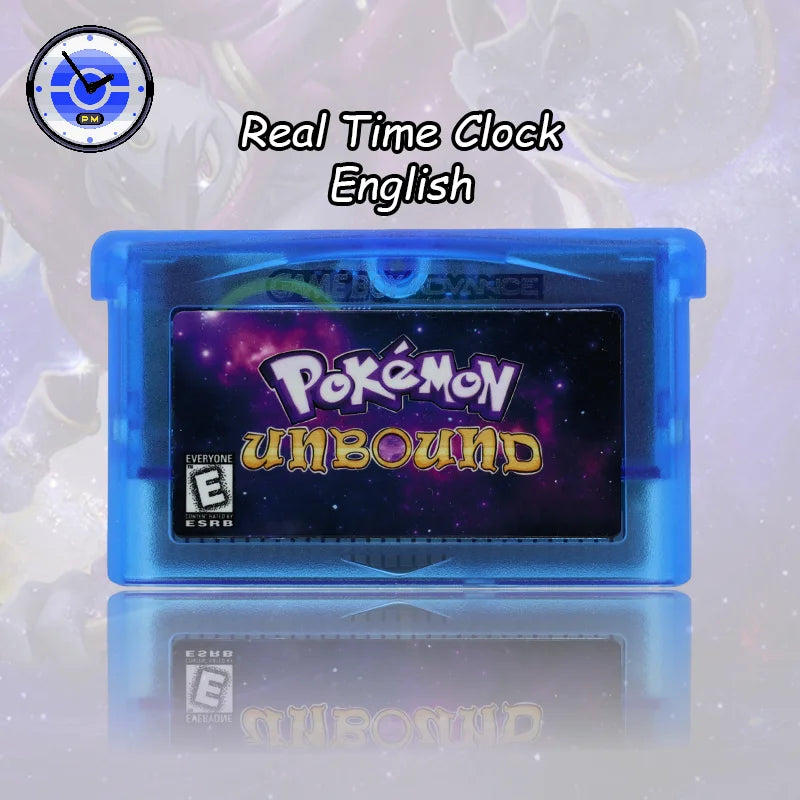 Pokémon Unbound v2.1.1.1 Reproduction GBA Cartridge with Box
