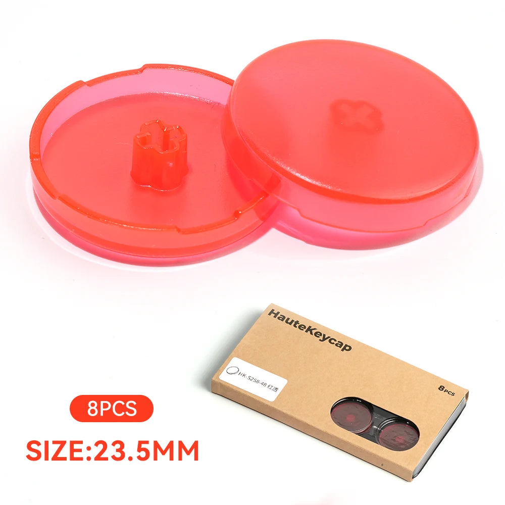 Haute42 23.5MM/25.8MM Hitbox Button Caps For Leverless Controller 8Pcs Cross Keycaps For Stickless Hitbox Controller Keycaps