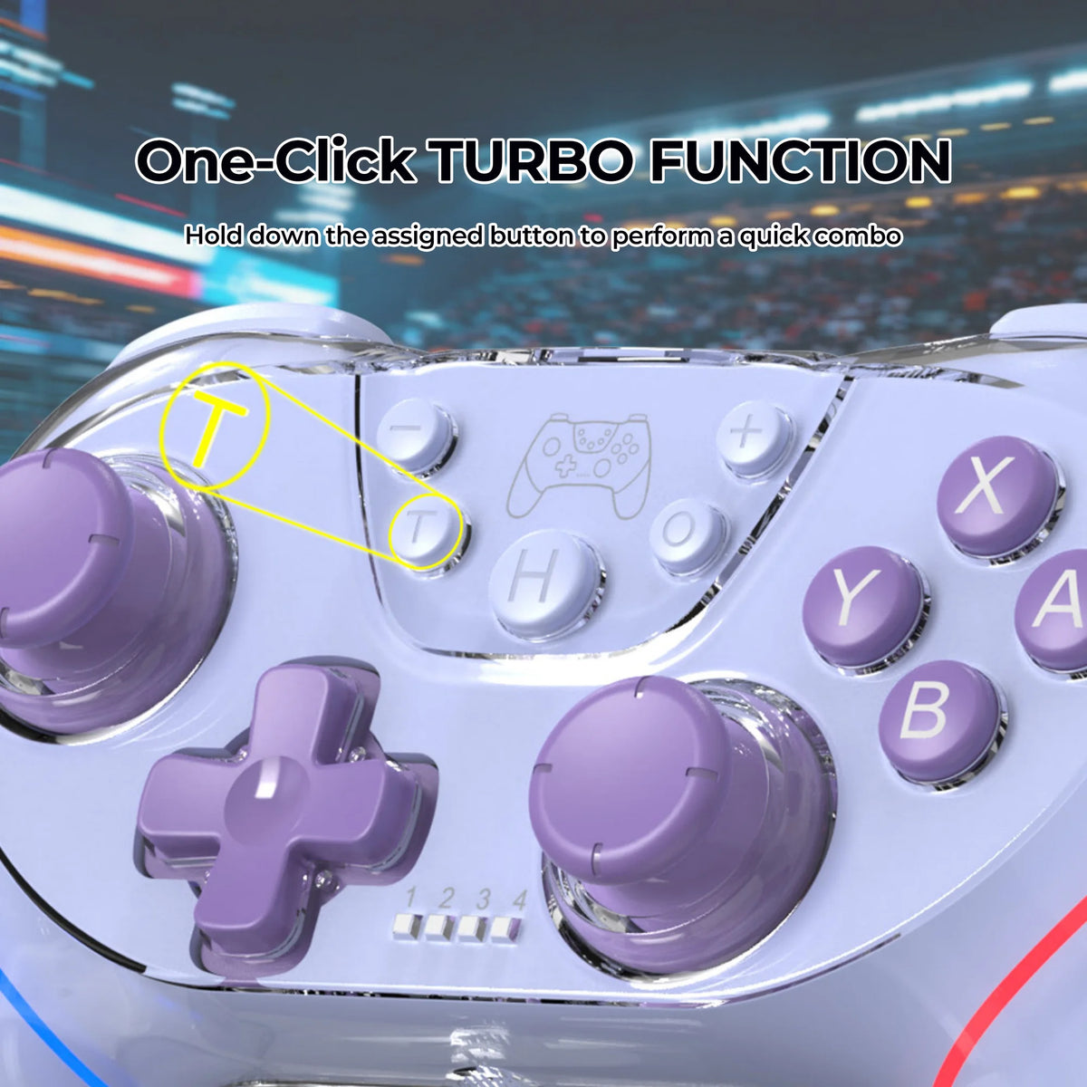 Bluetooth Wireless Controller for Switch, OLED, Lite, RGB