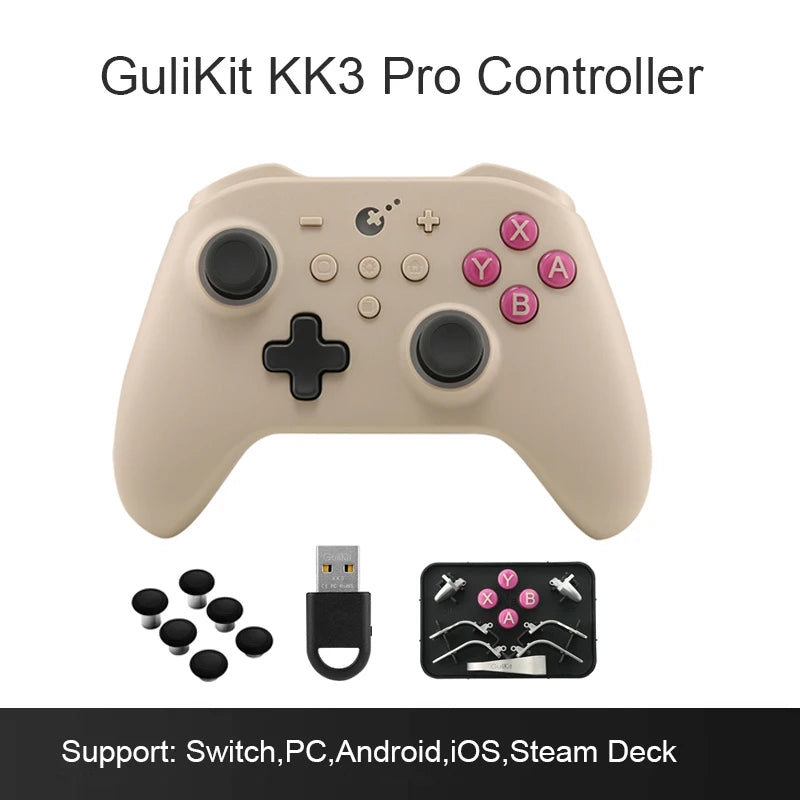 GuliKit KK3 Pro Hall Effect Controller for Switch 2, PC, Android