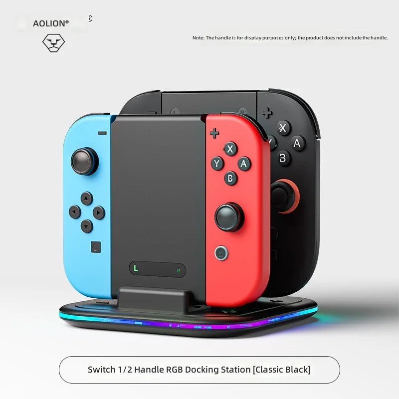 AOLION Nintendo Switch 2 Fast Charging Stand, RGB Light
