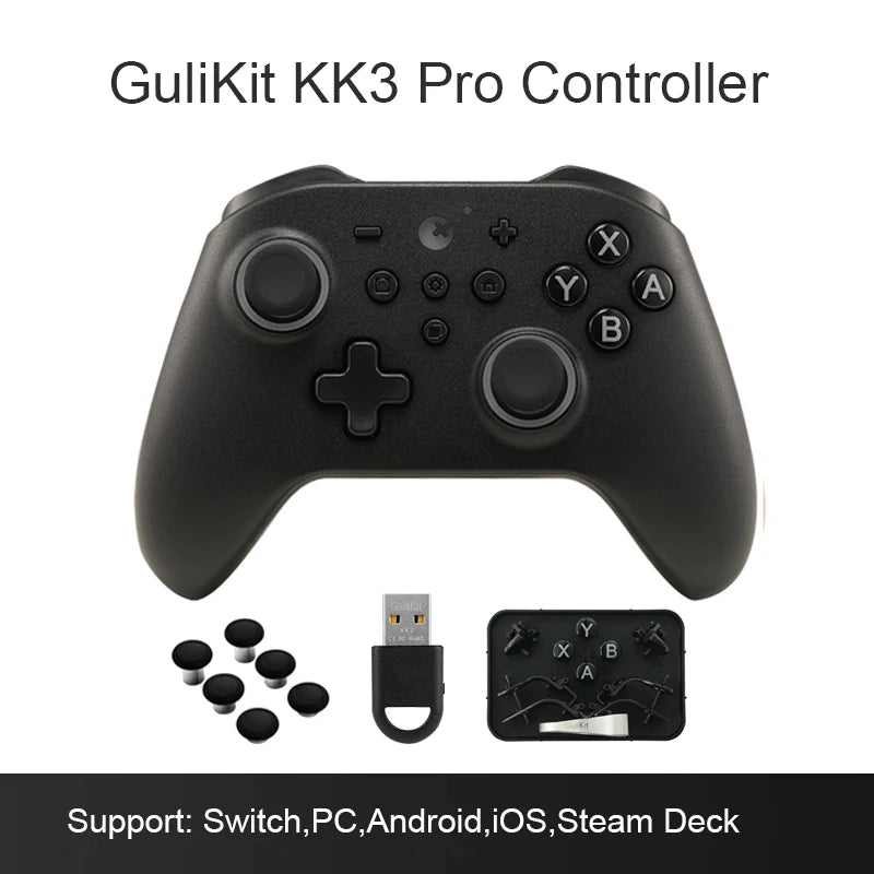 GuliKit KK3 Pro Hall Effect Controller for Switch 2, PC, Android