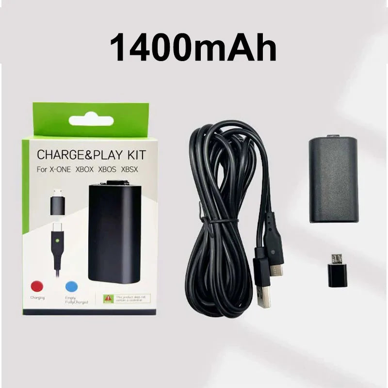 Play and Charge Kit for Xbox One X/S, Lithium Polymer Battery