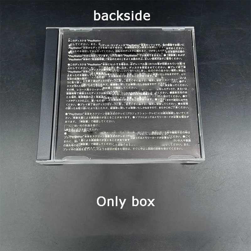 1PC For PS1 PlayStation 1 High Quality Game Disc Storage Shell Cover Transparent Plastic Single Disc Storage Bracket Box Case