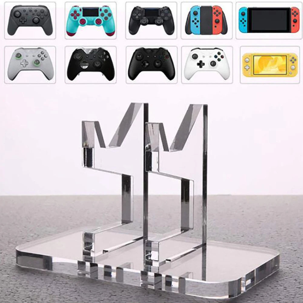 Game Controller Holder for Switch Pro/PS5/Xbox Series X/PS4 Joystick Stand Acrylic Game Controller Bracket Support Accessories