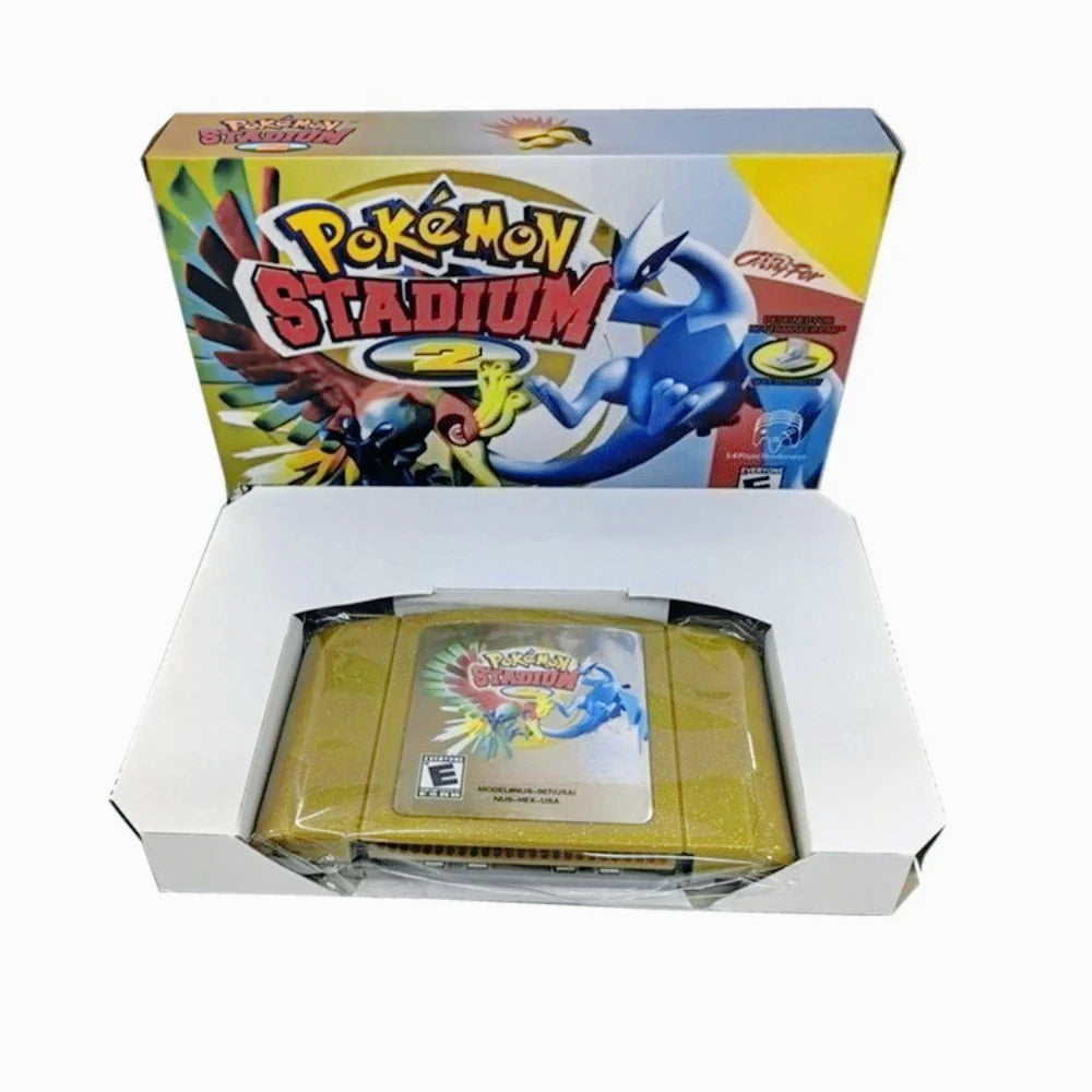 Pokémon Stadium 1 or 2 N64 Cartridge, US NTSC English Version