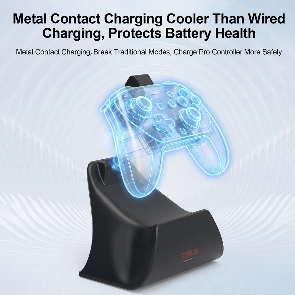 STARTRC Nintendo Switch 2 Pro Controller Charging Dock with LED