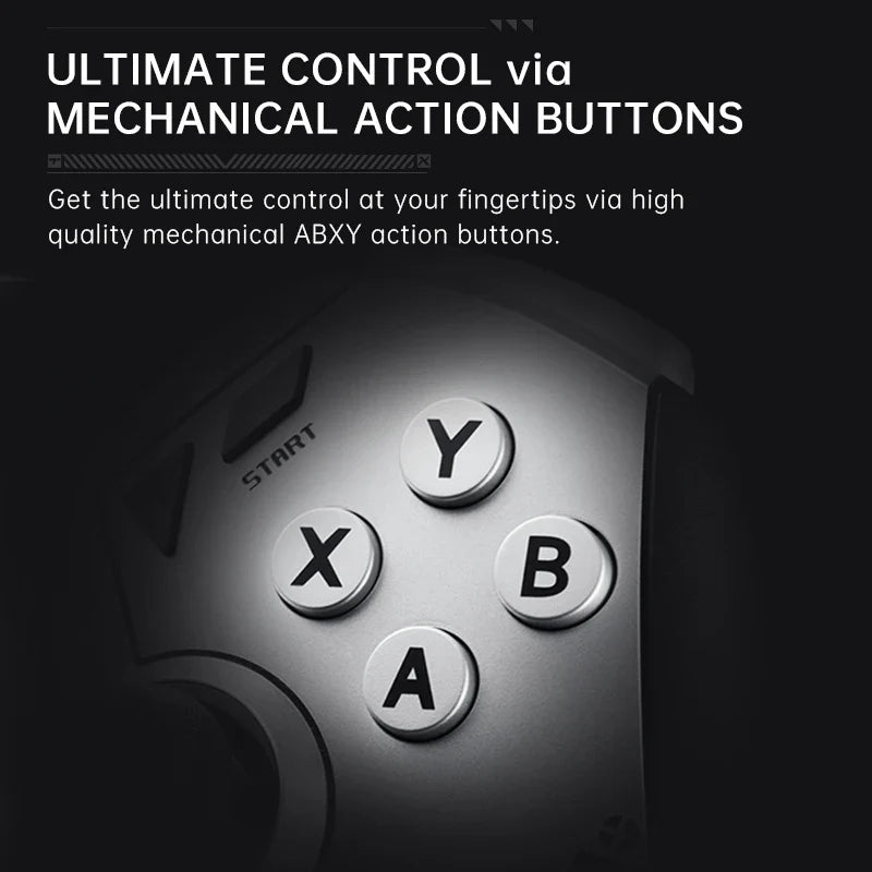 ThuneRobot G60 Wireless Gamepad Controller Hall Effect ALPS Esports Joystick 860mAh Suitable for FPS Shooting Games,Racing Games