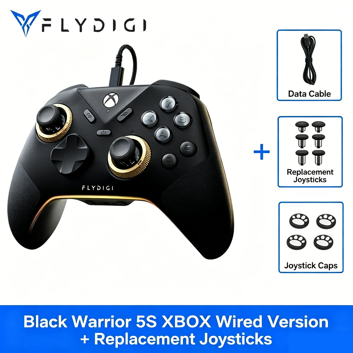 Flydigi Vader 5S Wired Controller for Xbox Series X|S & PC