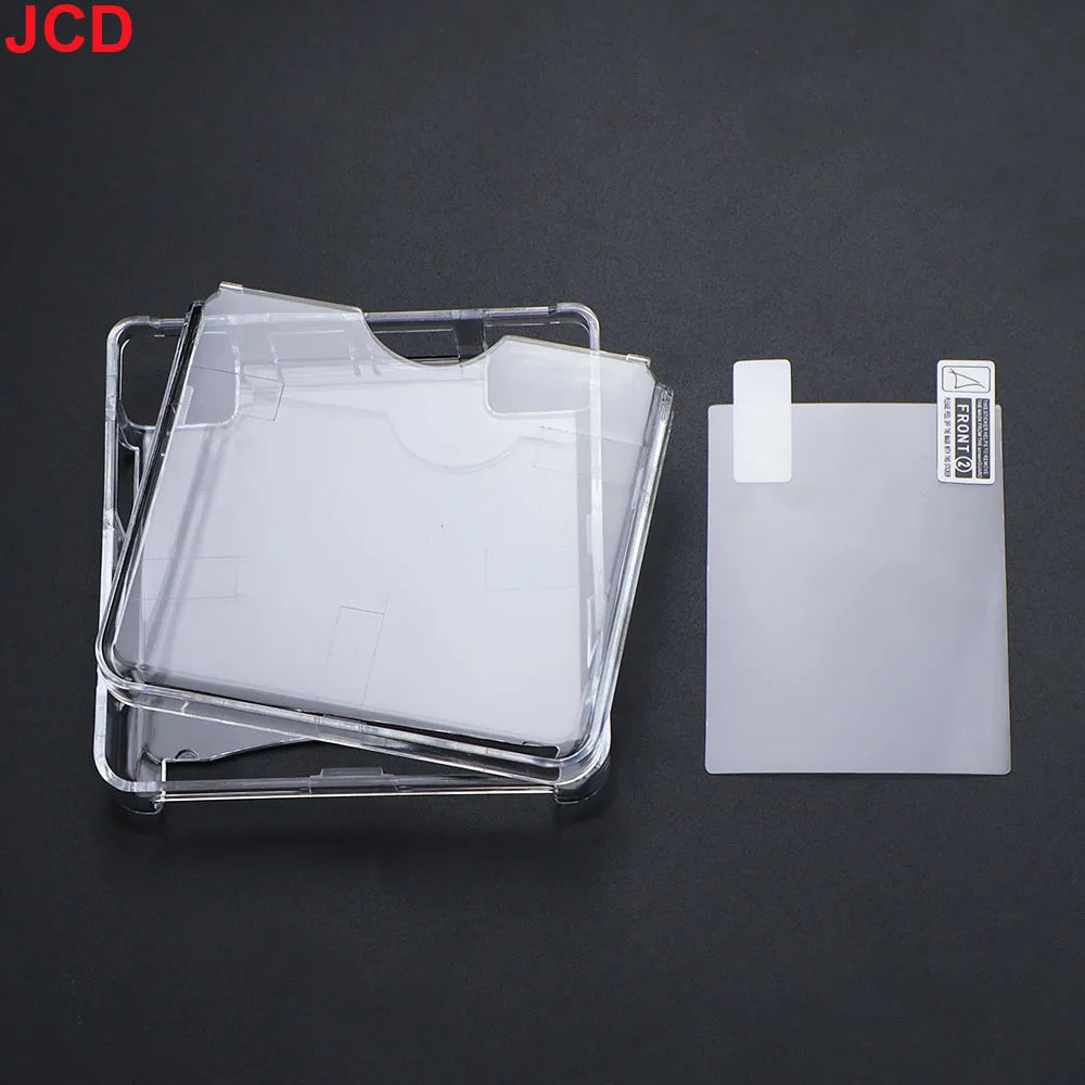 JCD Clear Crystal Case for GameBoy Advance GBA SP, Screen Film