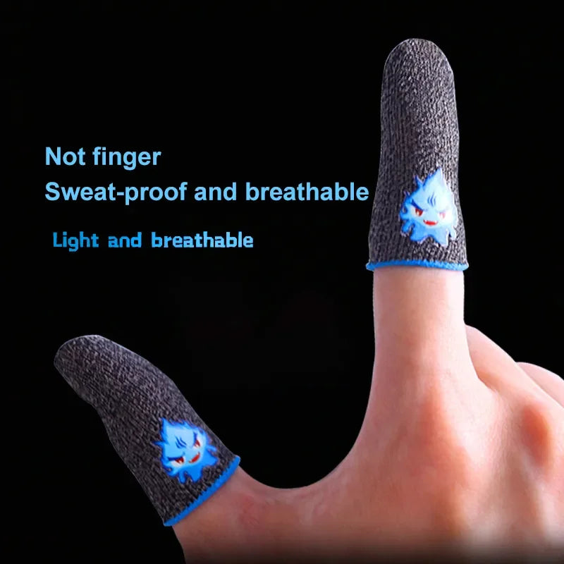 Mobile Phone Gaming Fingertip Thumb Sleeve for PUBG, Breathable