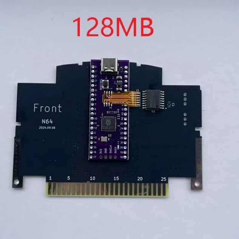 Everdrive N64 Flash Card 16MB/128MB, NTSC, with Game Catalog
