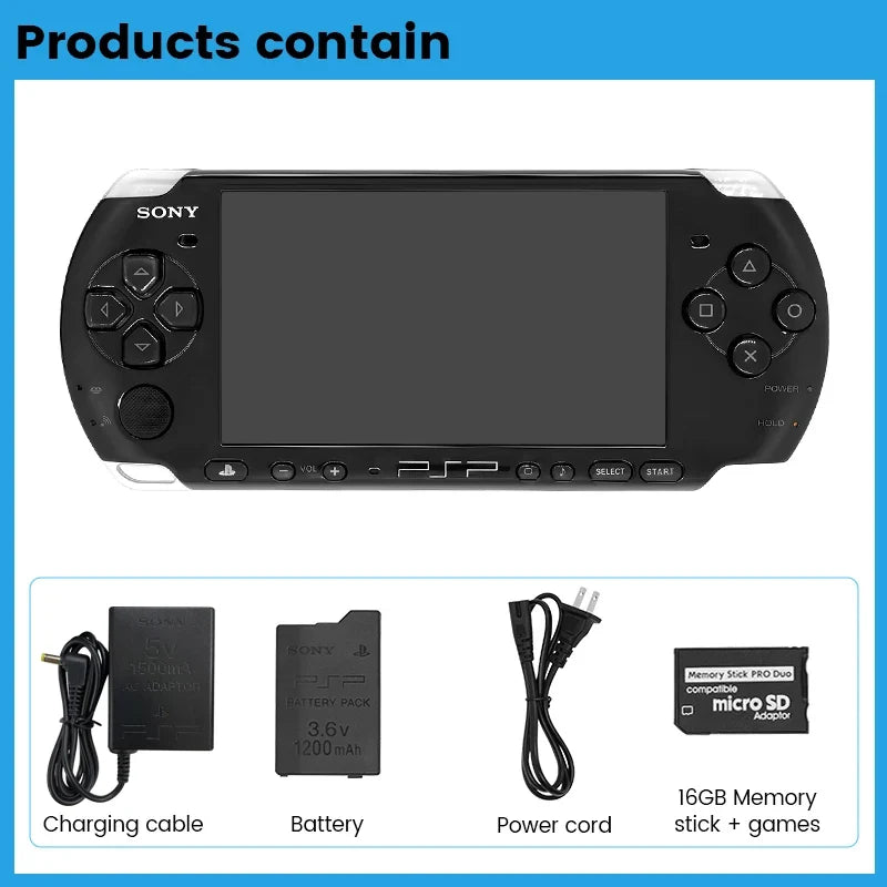 PSP 3000 PSP-3006 Handheld Game Console, Unlocked, Refurbished