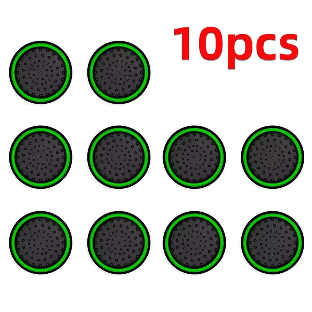 10Pcs Luminous Thumb Grips for PS4, PS5, Xbox One & Switch