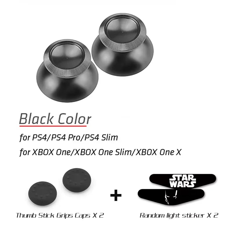 Data Frog Metal Thumbsticks for PS4 Slim/Pro, Xbox One Slim