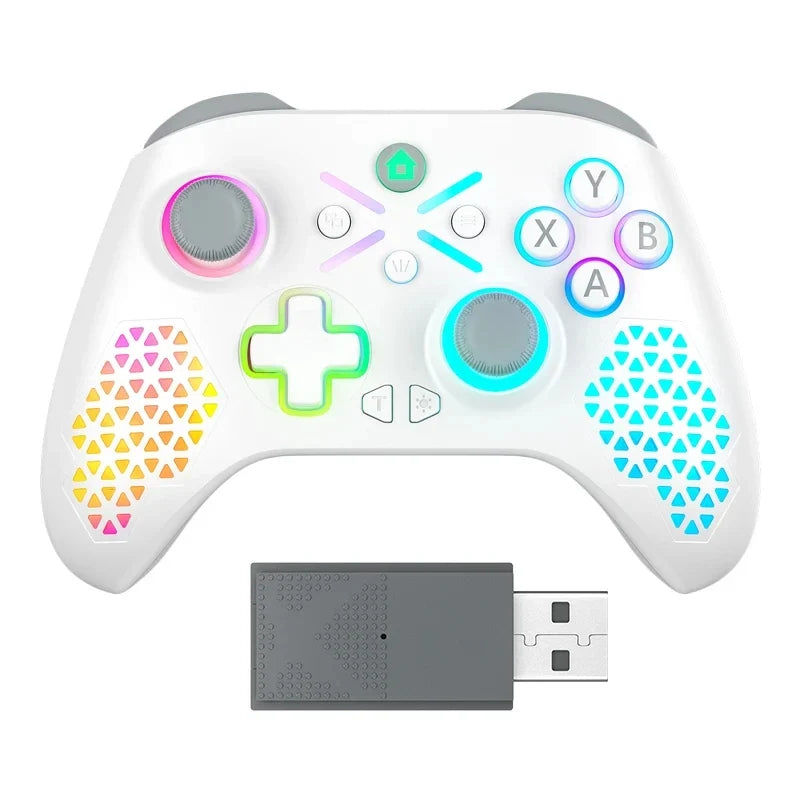 2.4G Wireless Gamepad for Xbox One, Series X/S & PC, RGB Hall