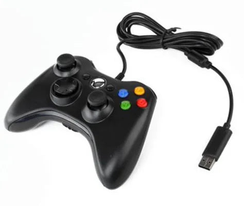 For Xbox 360 /360 Slim USB Wired Controller Console Gamepad Joypad For PC Joystick For 360 Console with Dual-Vibration Turbo