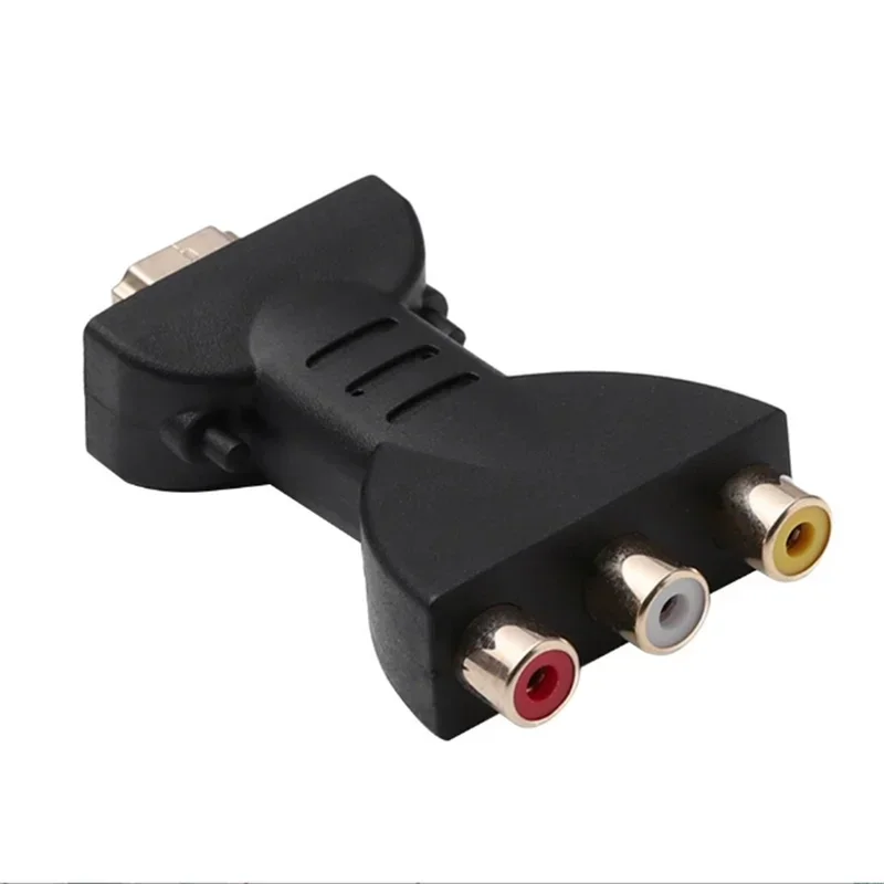 High Definition HDMI To 3RCA AV RCA Audio Video Converter Adapter Signal Transfer Connector For TV Game Player DVD Projector