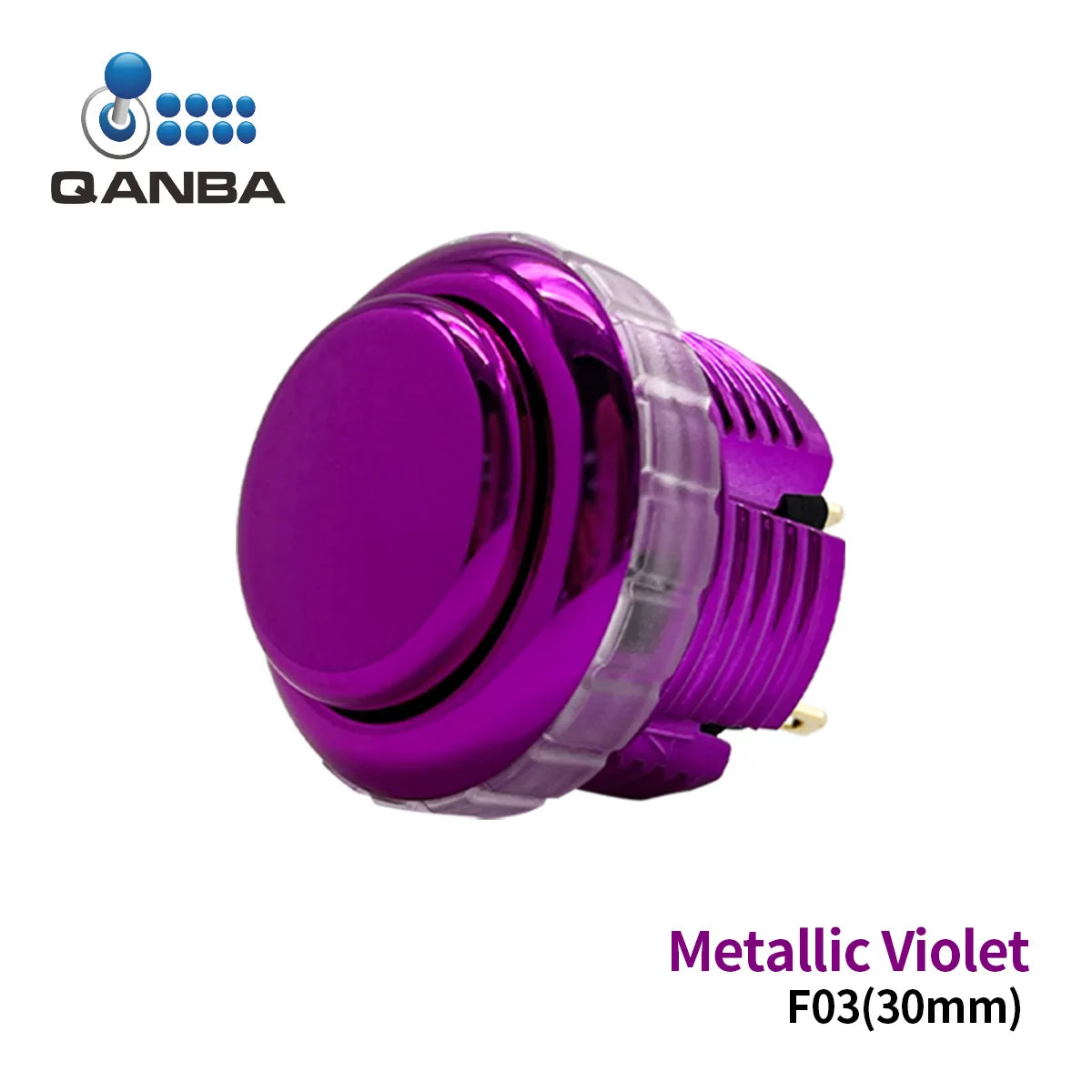 QANBA Gravity LX Arcade Buttons Metallic Color 30mm Mechanical Pushbutton Switch Arcade Stick Accessory DIY Parts