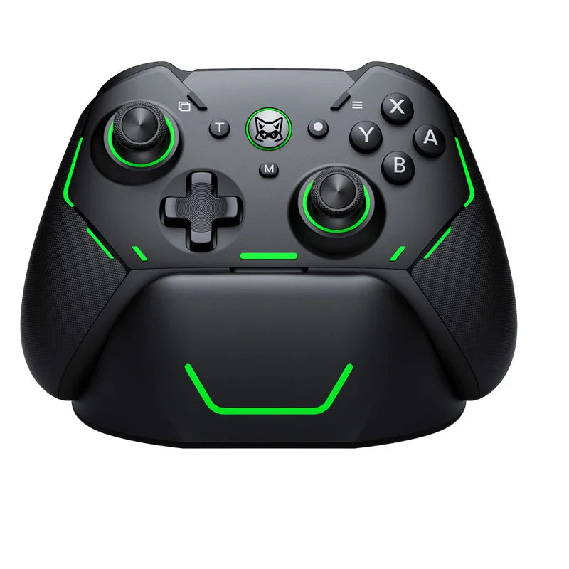 DinoFire Hall Effect Gamepad for Switch 2 with Charging Dock