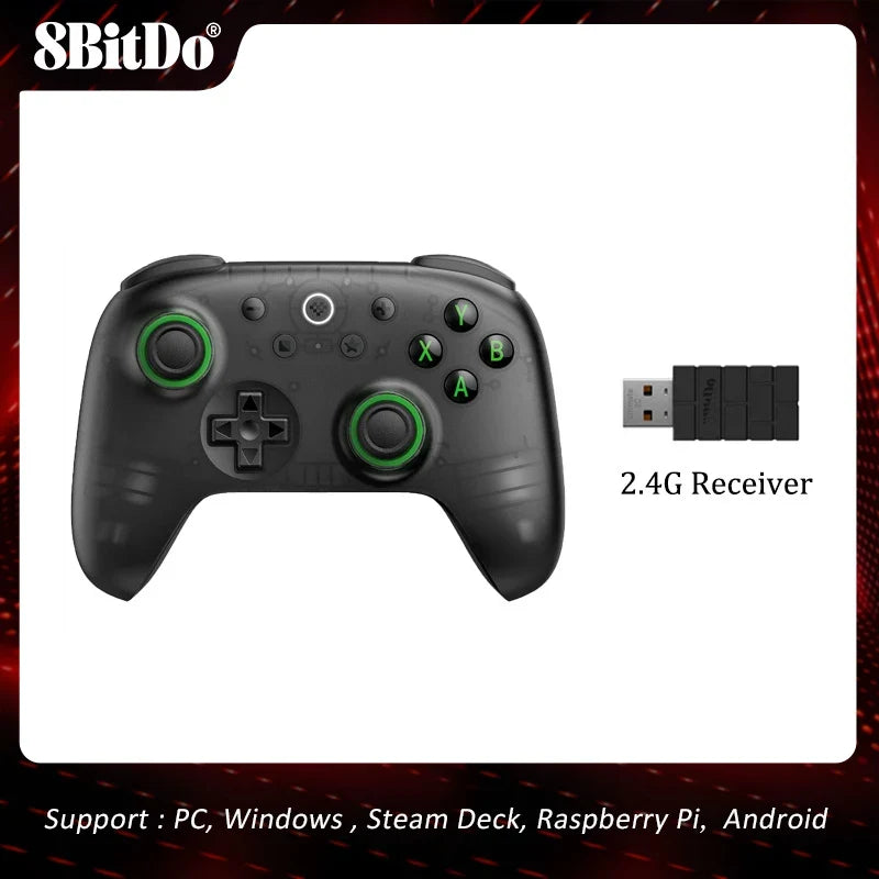 8BitDo Ultimate 2C Wireless Gaming Controller New Color Gamepad Joystick for PC Windows 10/11 Steam Deck Raspberry Pi Android