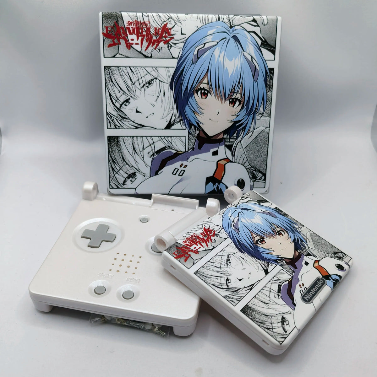 GBA SP Color Printed Replacement Shell, Creative DIY Housing