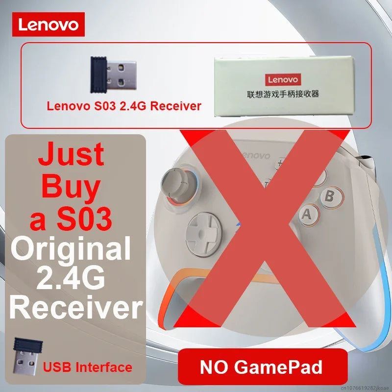 Lenovo S03 Wireless Gamepad Hall Trigger for Switch PC Android
