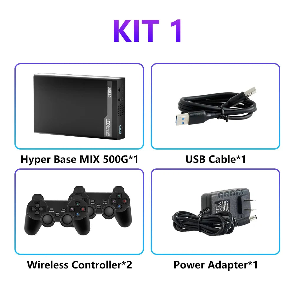 Mix 500G Preloaded Gaming HDD for PC, 38200+ Games