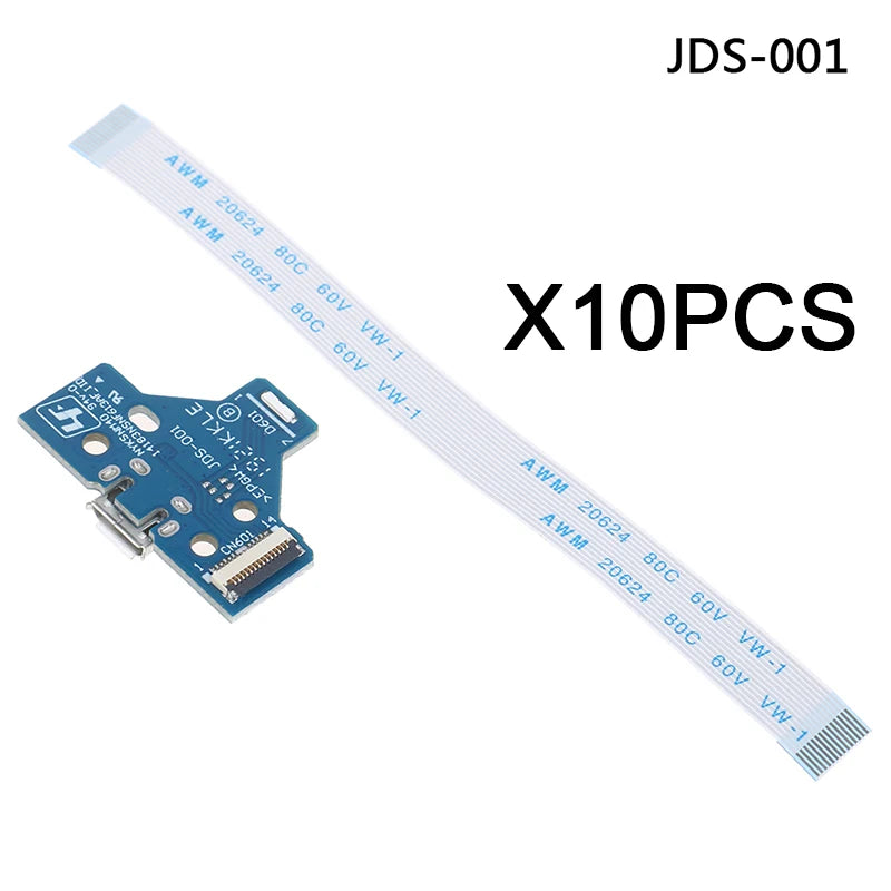 10Pcs USB Charging Port Board for PS4 Controller JDS-011 055