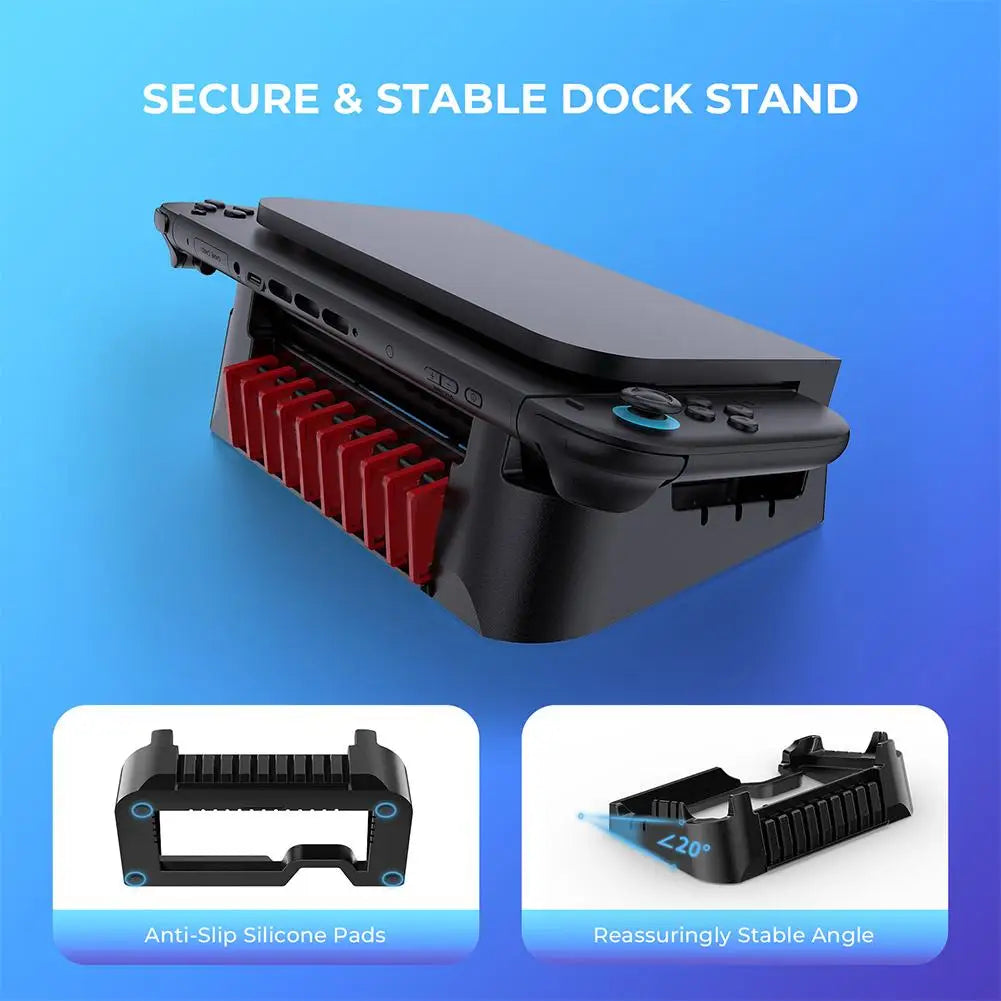 Horizontal Dock Stand for Switch OLED/Switch 2, Card Storage
