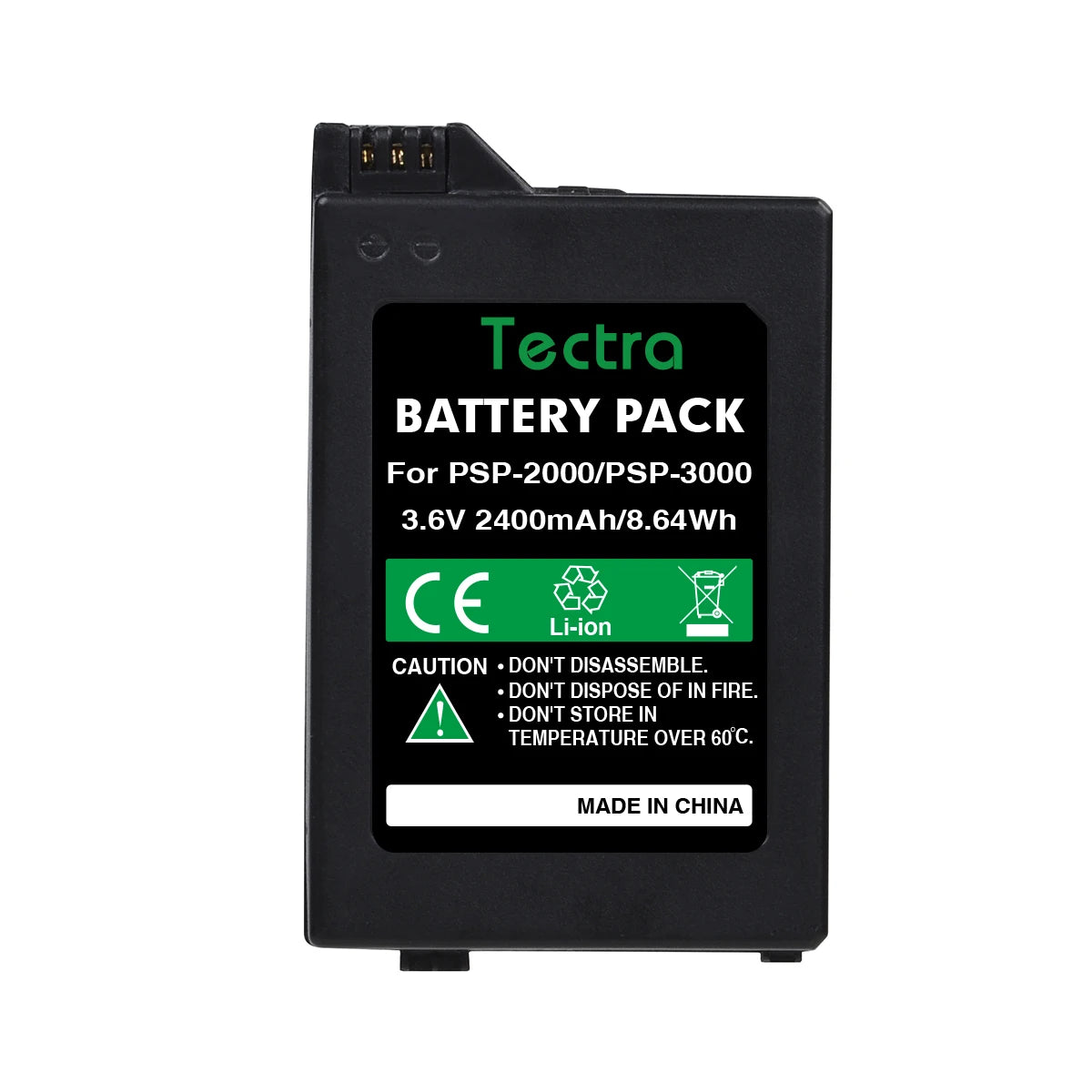10Pcs 2400mAh 3.6V Replacement PSP-3000 Battery for Sony PSP-2000 PSP-3002 PSP-S110 Gamepad For PlayStation Portable Controller