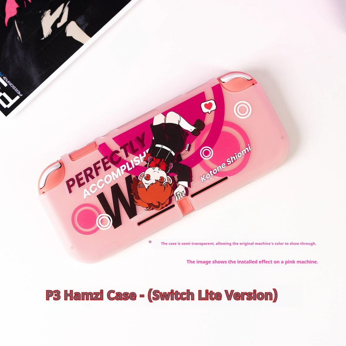 Shiomi Switch 2 Protective Case Persona 3 Kotone Soft Tpu Cover For Switch Oled Lite Anti Scratch Custom Printed Design