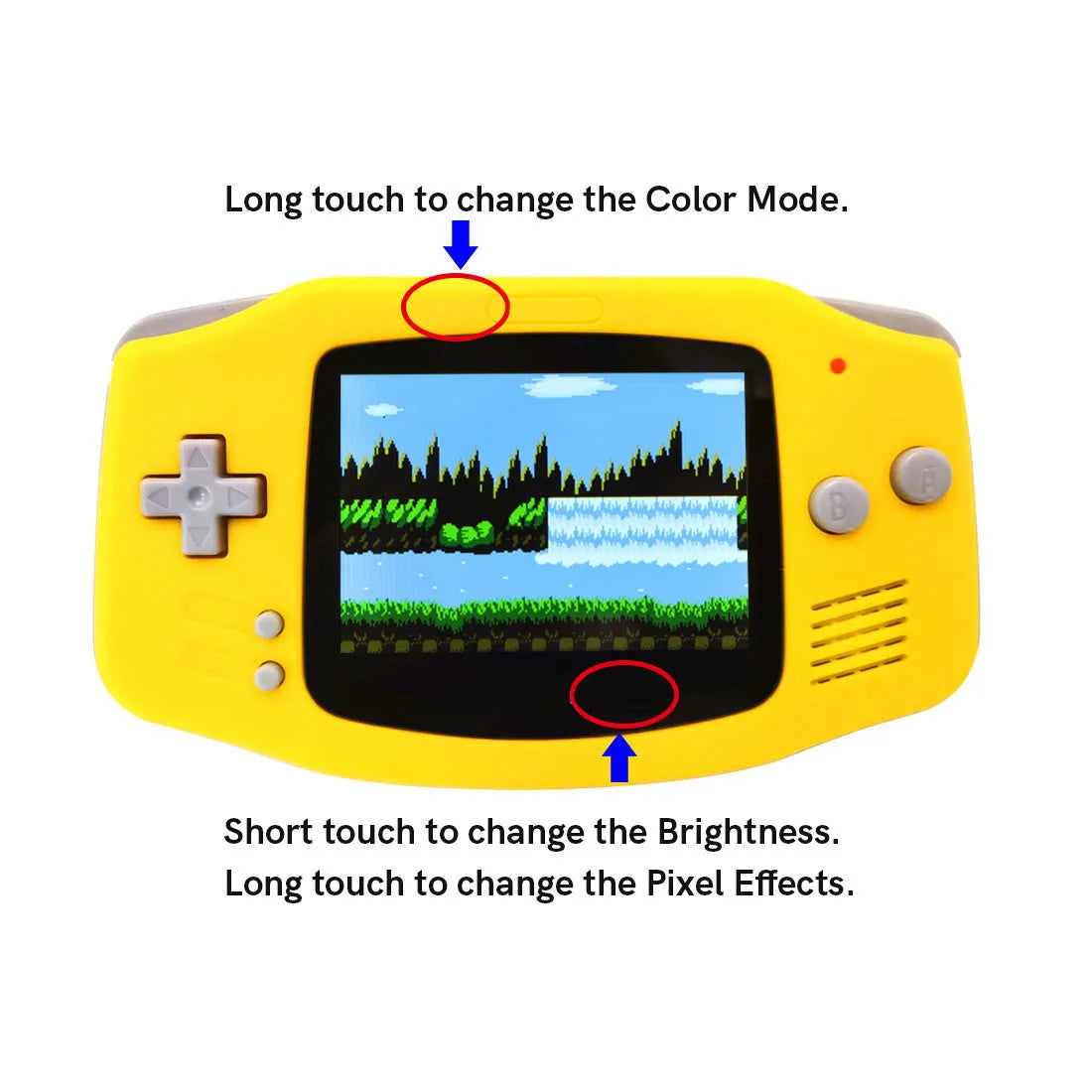 HISPEEDIDO GBA V5 Laminated IPS Drop-in Screen Kit 720x480