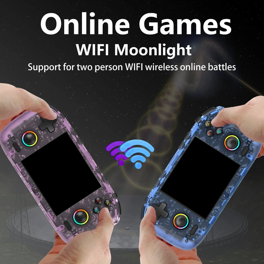 RK35H Handheld Game Console 3.5-Inch IPS Linux, 30000 Games