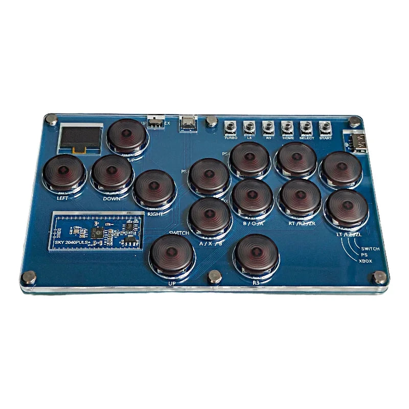 HITBOX Covers SOCD Street Fighter 6 Custom Game PS5 Raspberry Pi Axis SKY2040 Fighting Keyboard