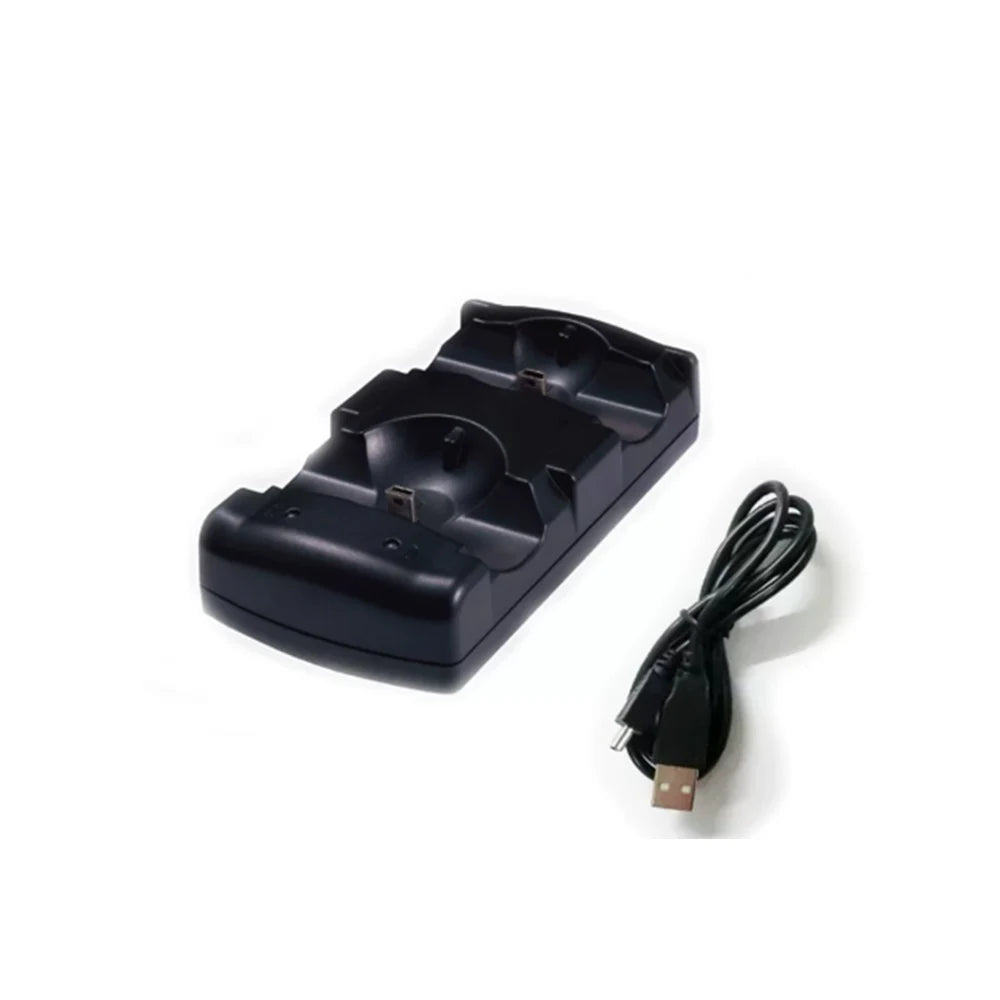 1Pcs 2in1 For PS3 Charger Station Holder For Sony PS3 MOVE Wireless Controller Left Right Hand Recharger Dockstation