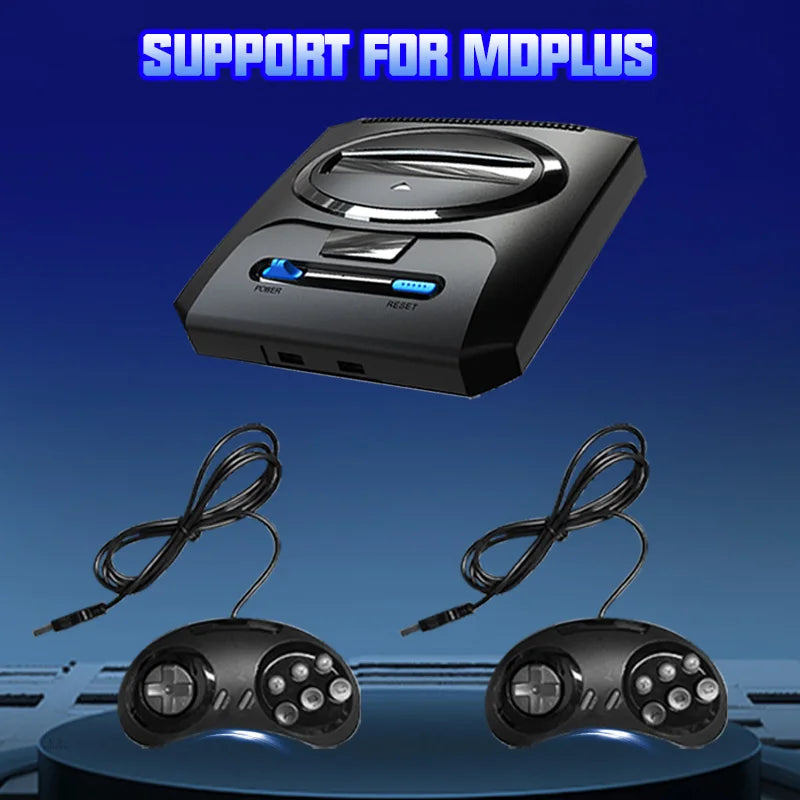 Wired Gamepad for MD PLUS Game Console Replacement Controller