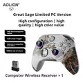Aolion Gamepad Bluetooth Wired Hall Linear Trigger Vibration Sensation Ultra-Large Capacity Gaming Controller For Esports Player