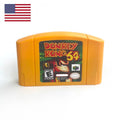 USA NTSC Version English Yellow Shell DonkeyeD KONG 64 Retro Video Game Consoles 64bit Game Cartridge for N64