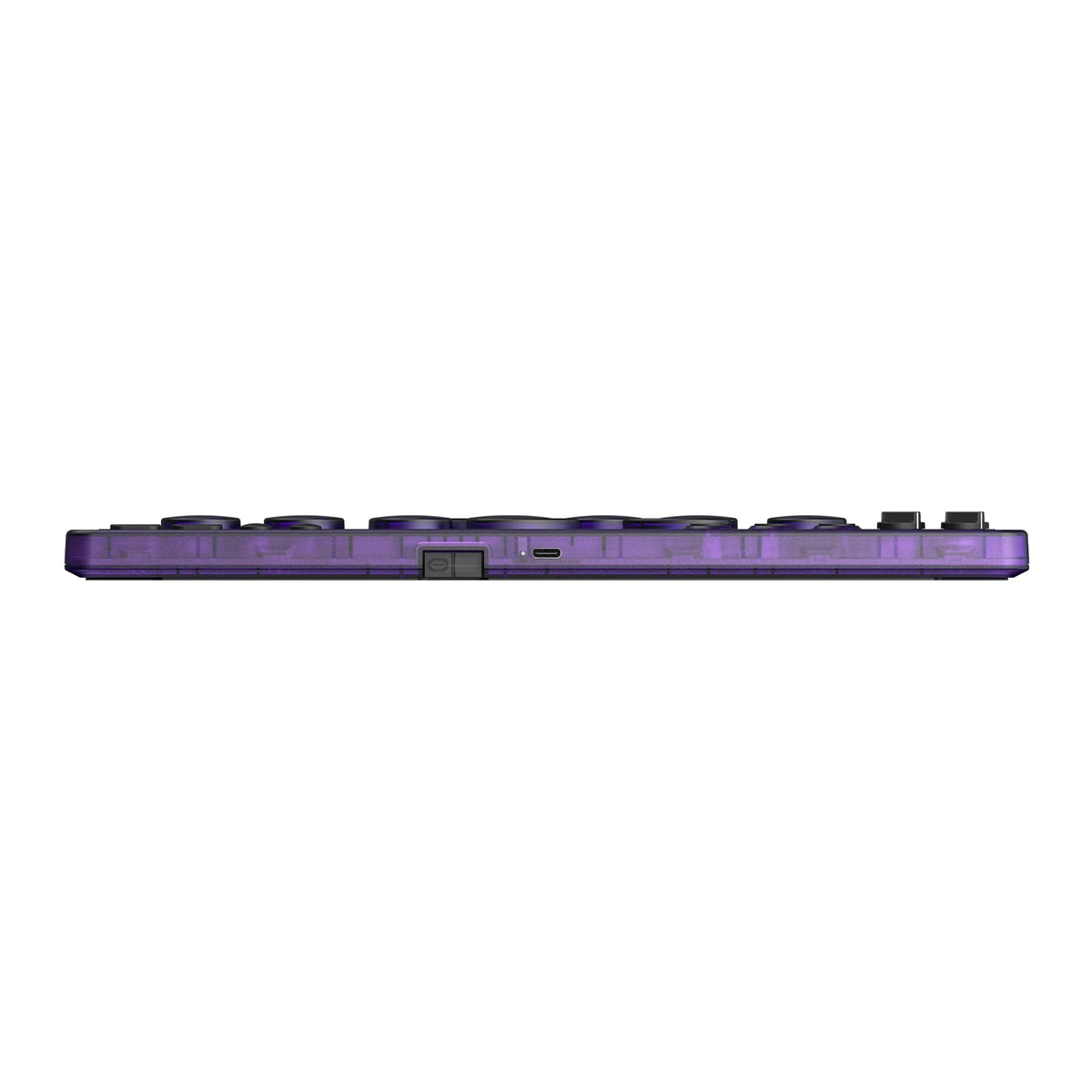 8BitDo Arcade Controller Transparent Purple Signature Edition, Wired, Wireless Bluetooth, 2.4G, Low-profile Mechanical Switches for Nintendo Switch / Switch 2 Windows